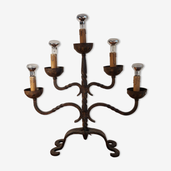 Luminous candelabra, candle holder