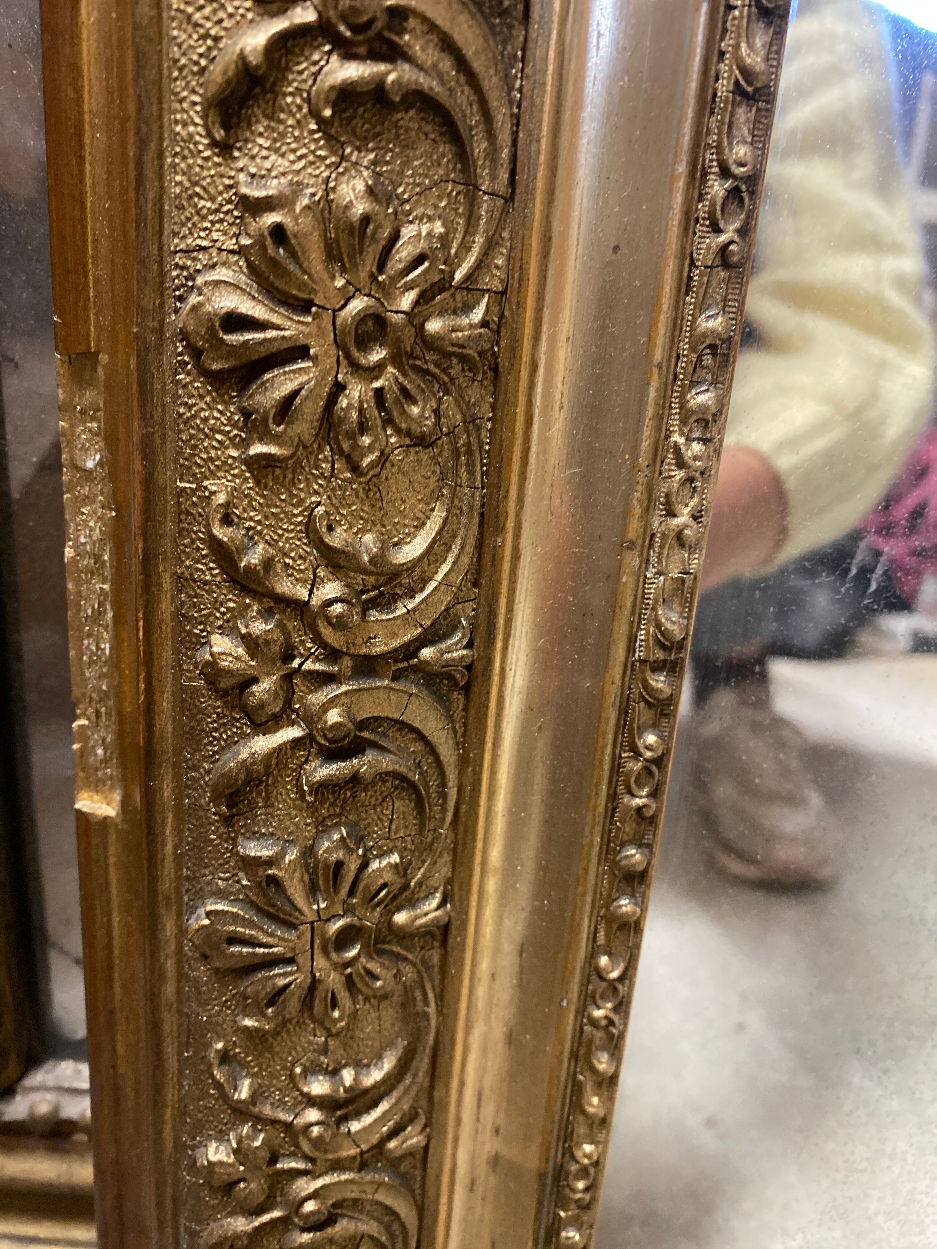 Gilded Louis Philippe mirror