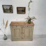 Parisian buffet in patinated wood, circa 1930.