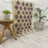 Handcrafted moroccan berber carpet 122 x 80 cm