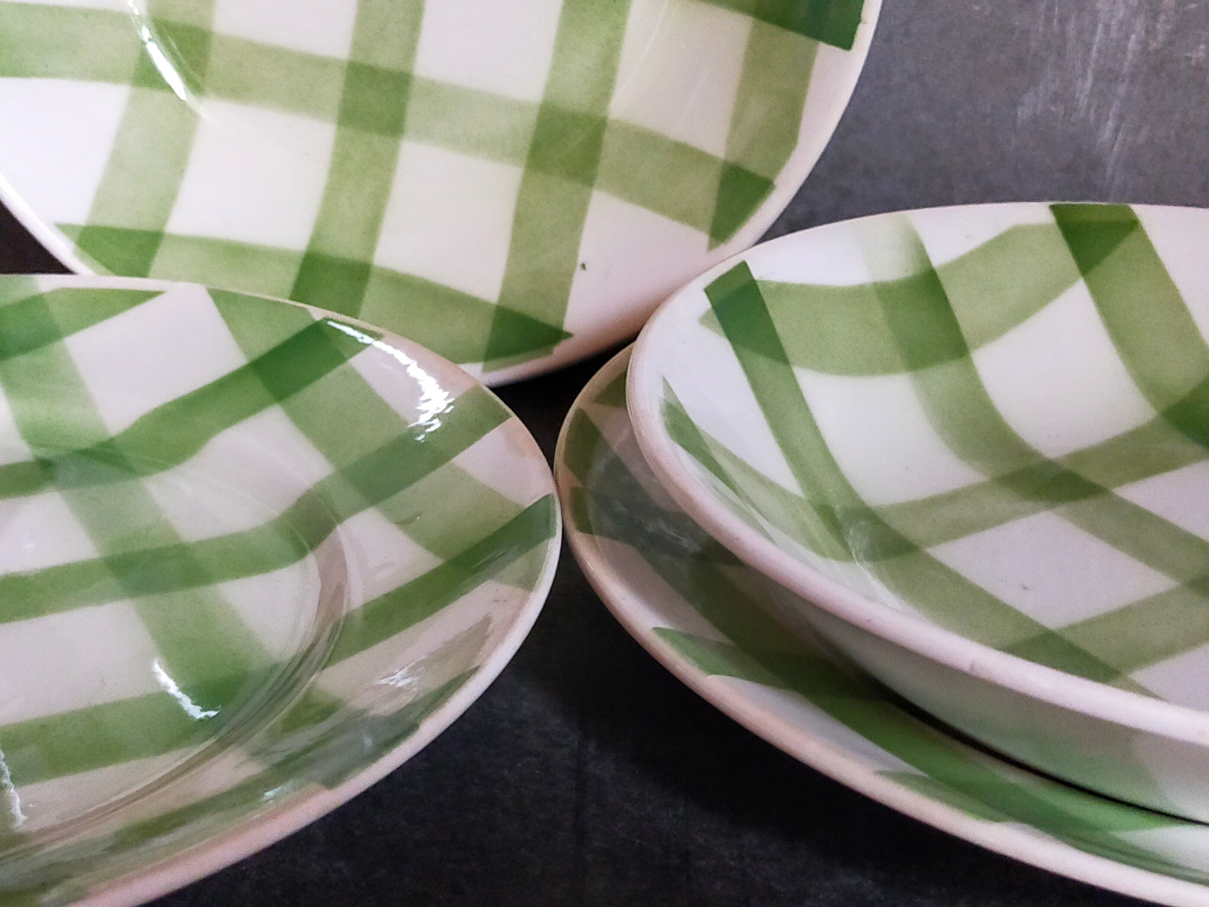 Set of plates Moulin des Loups vintage