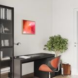 Peinture sur toile "lever du soleil "