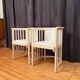 Pair of armchairs designed by Josef Hoffmann for Cabaret Fledermaus, Austria