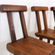 Set of 4 brutalist chairs by Mobichalet, Belgium 1950s/60s