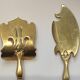 Old sweet dessert service 4 pieces silver embossed minerva hallmark