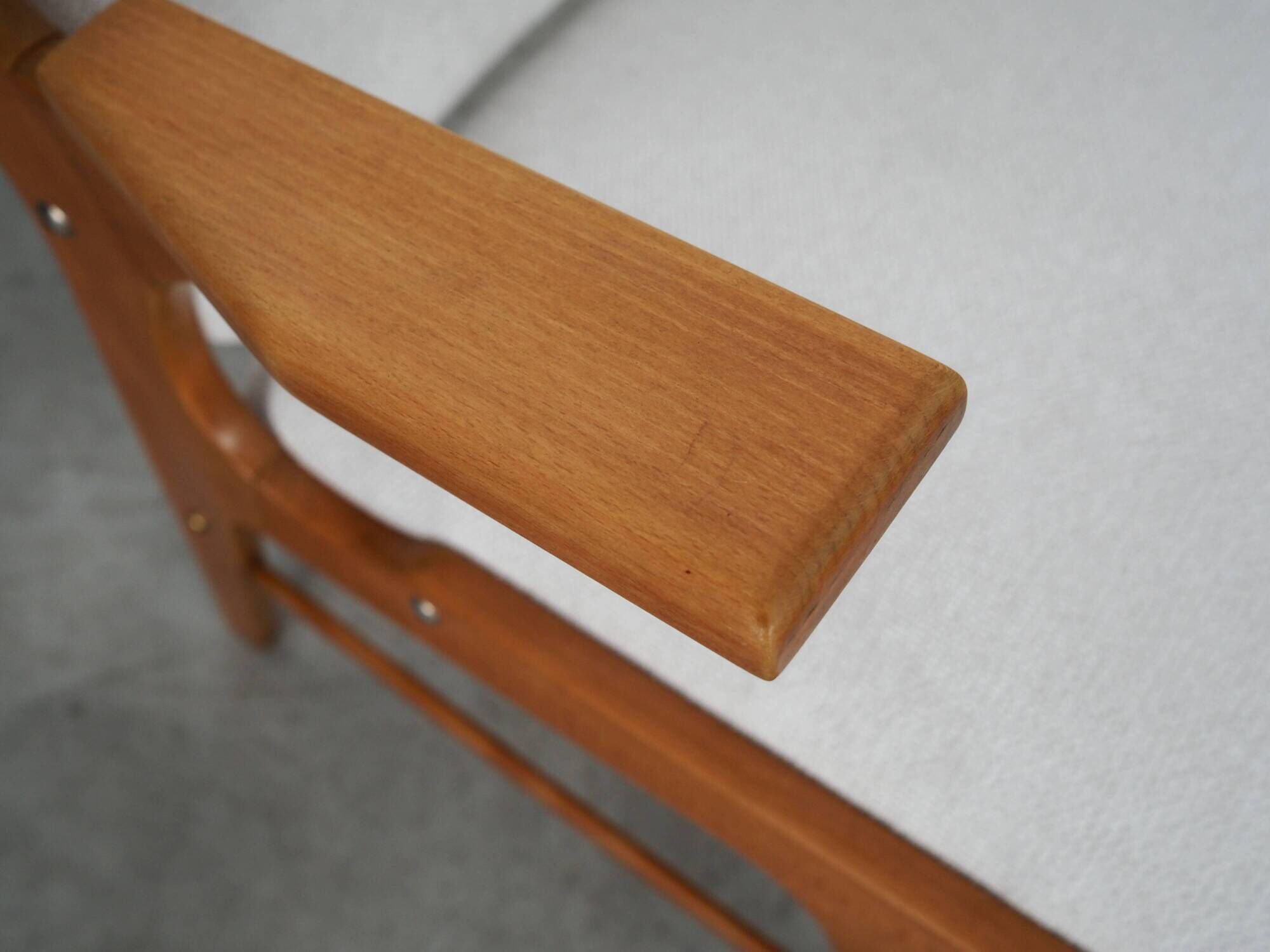 Scandinavian beech armchair, Arne Hovmand Olsen, A. R. Klingenberg & Son