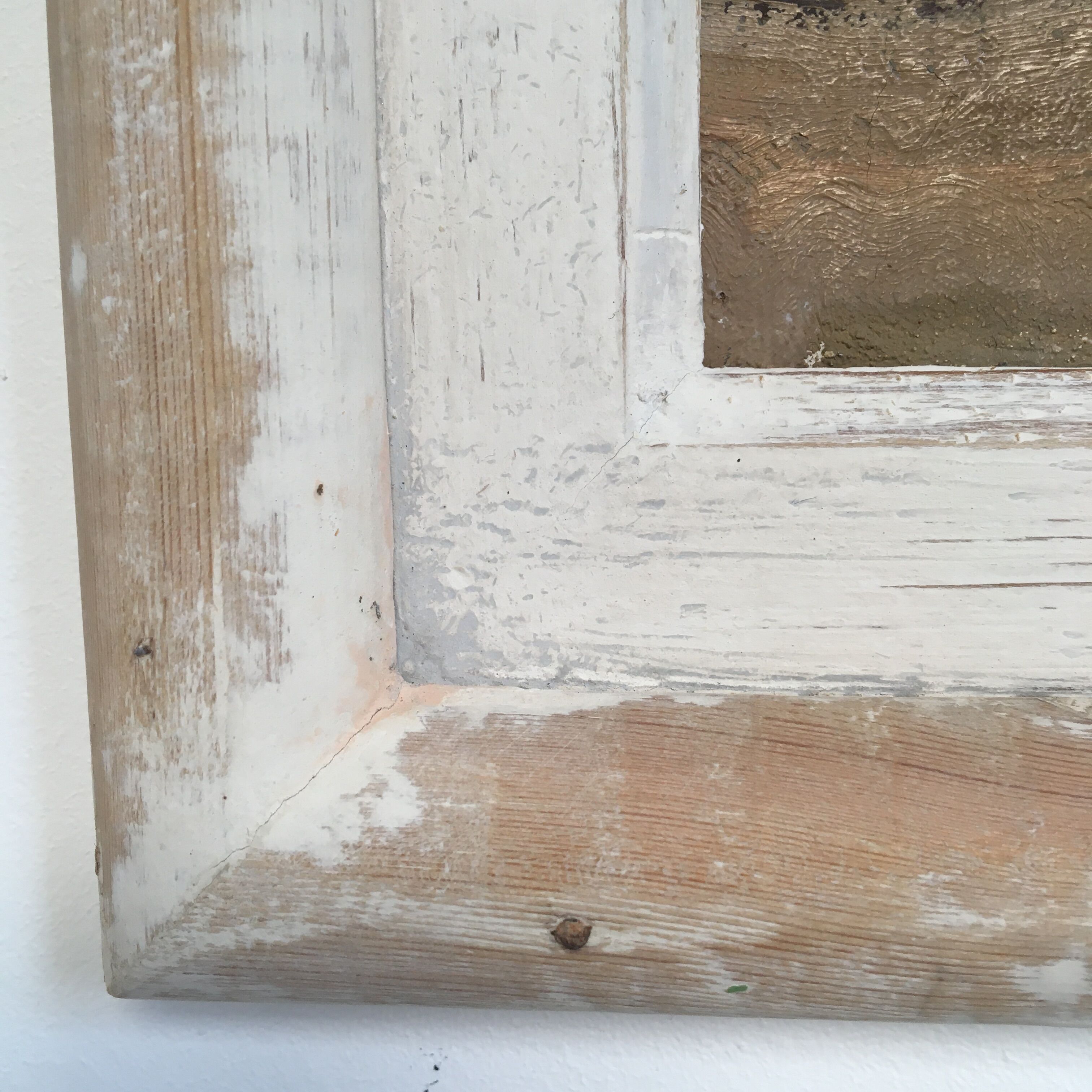 Framed oil painting "Chateldon la place"