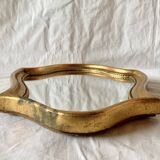 Vintage wall mirror in gilded wood