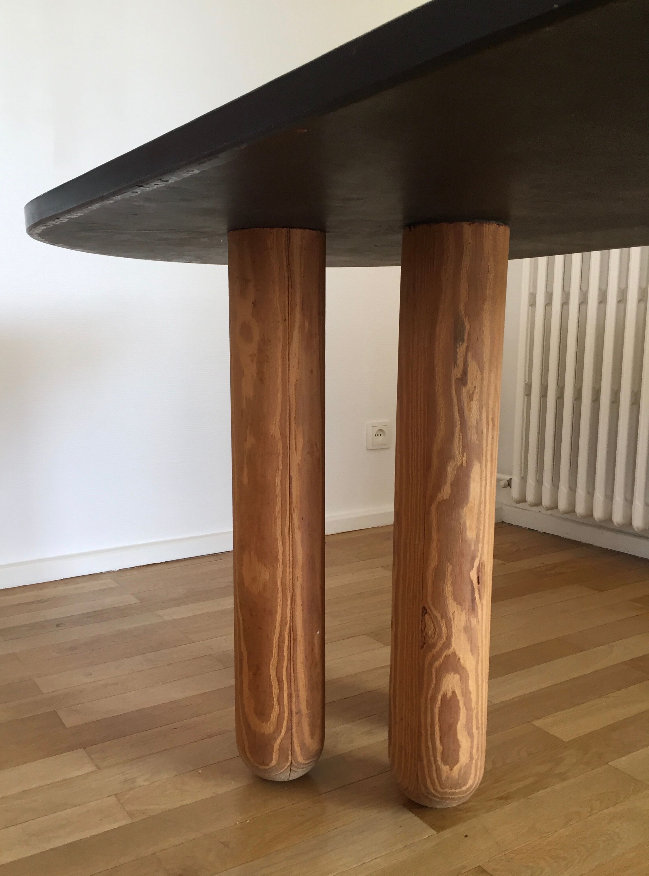 Dining table tray slate