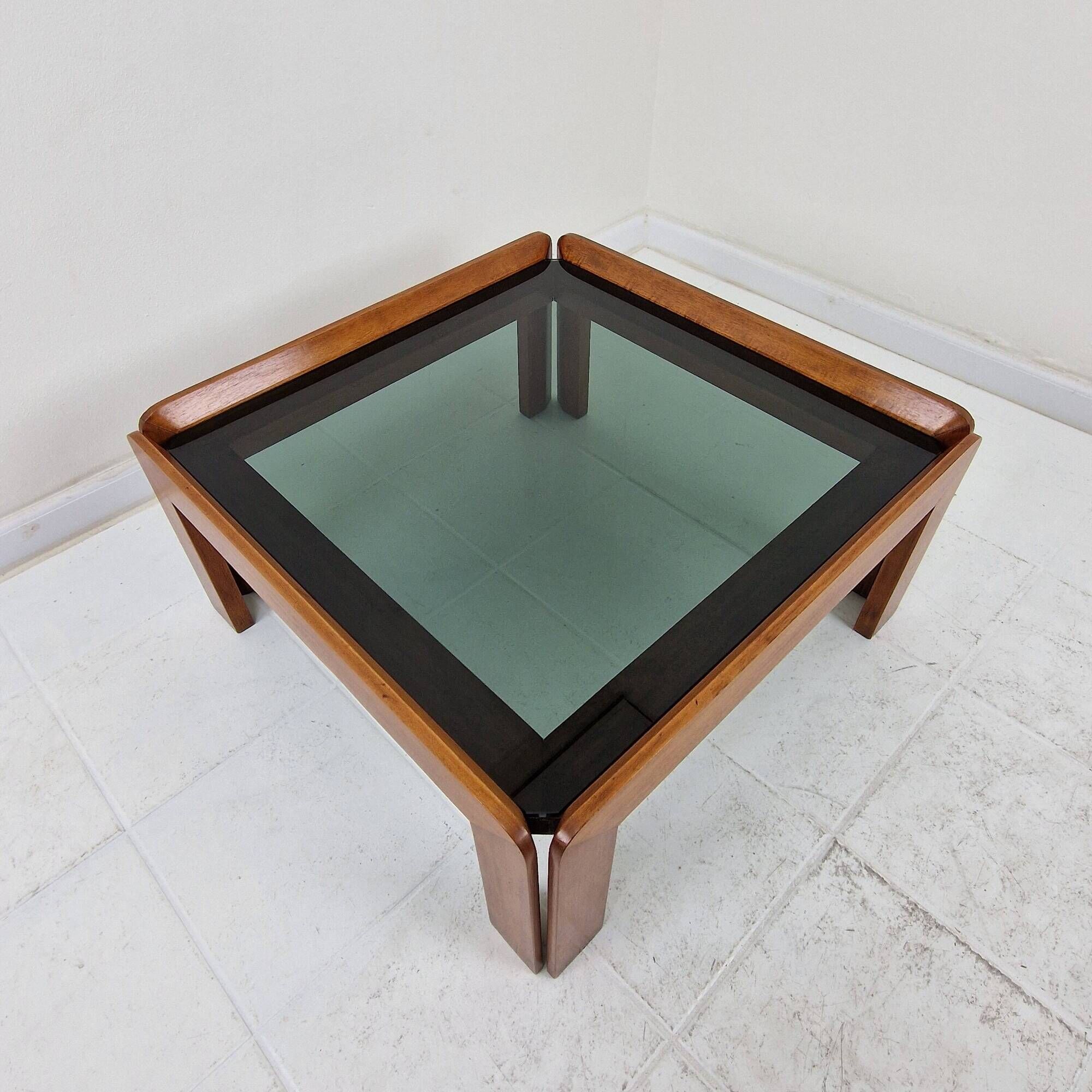 Mid-Century Italian Coffee Table by Afra & Tobia Scarpa for Cassina, 1960's