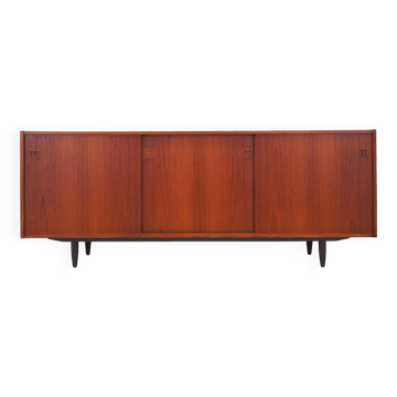Buffet en teck, design danois, années 1970, production : Danemark