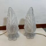 Murano Glass Table Lamps Set of 2