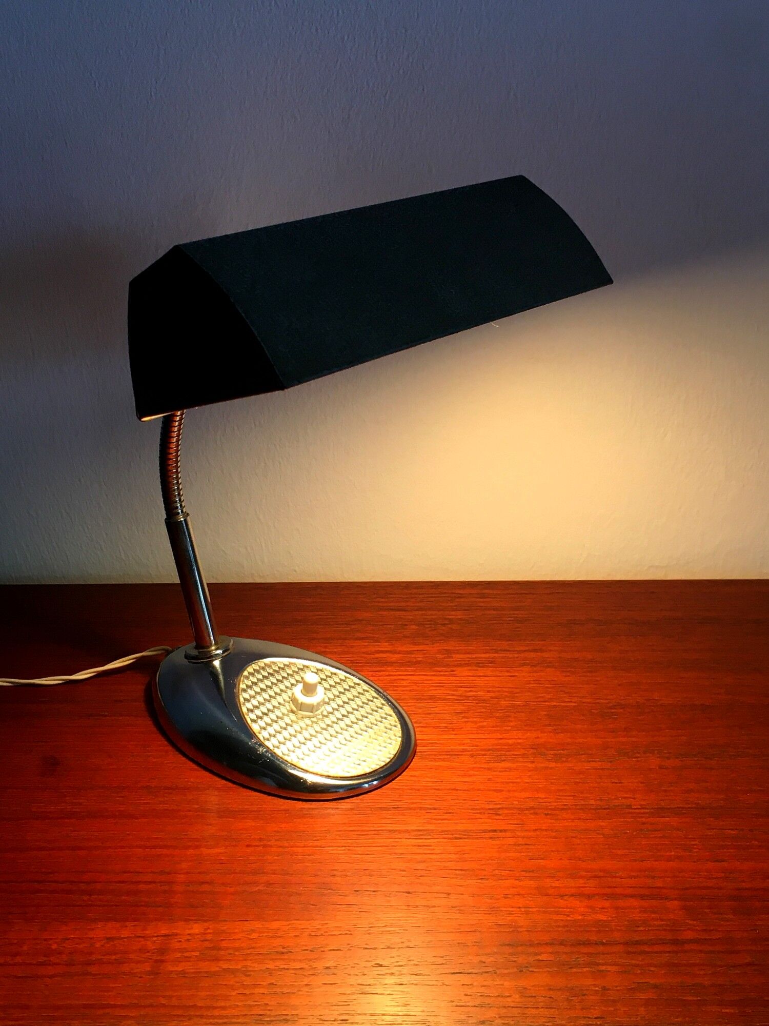 Vintage wall lamp Aluminor 50s