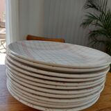 Assiettes plates Gien