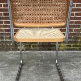 Set of 4 chairs model Cesca B32 designed by Marcel Breuer design