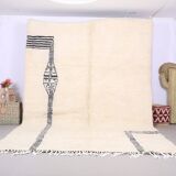 Handmade wool Berber rug 300X200 cm