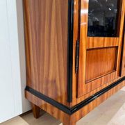Biedermeier Bookcase, Cherry Veneer, South Germany 1820