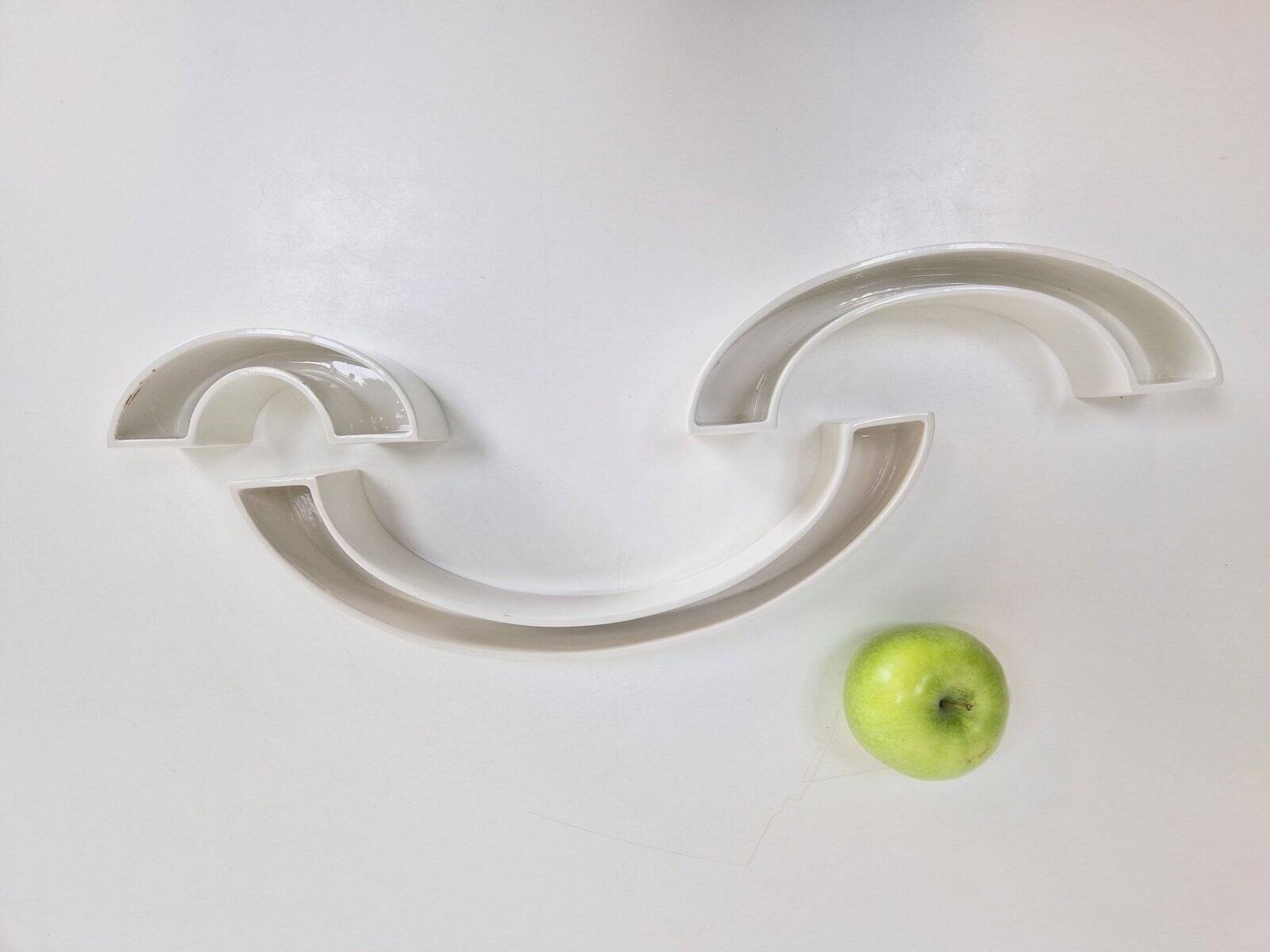 Tremiti Tondo Bowls in Ceramic by Angelo Mangiarotti for Danese Milano, 1964, Set of 3