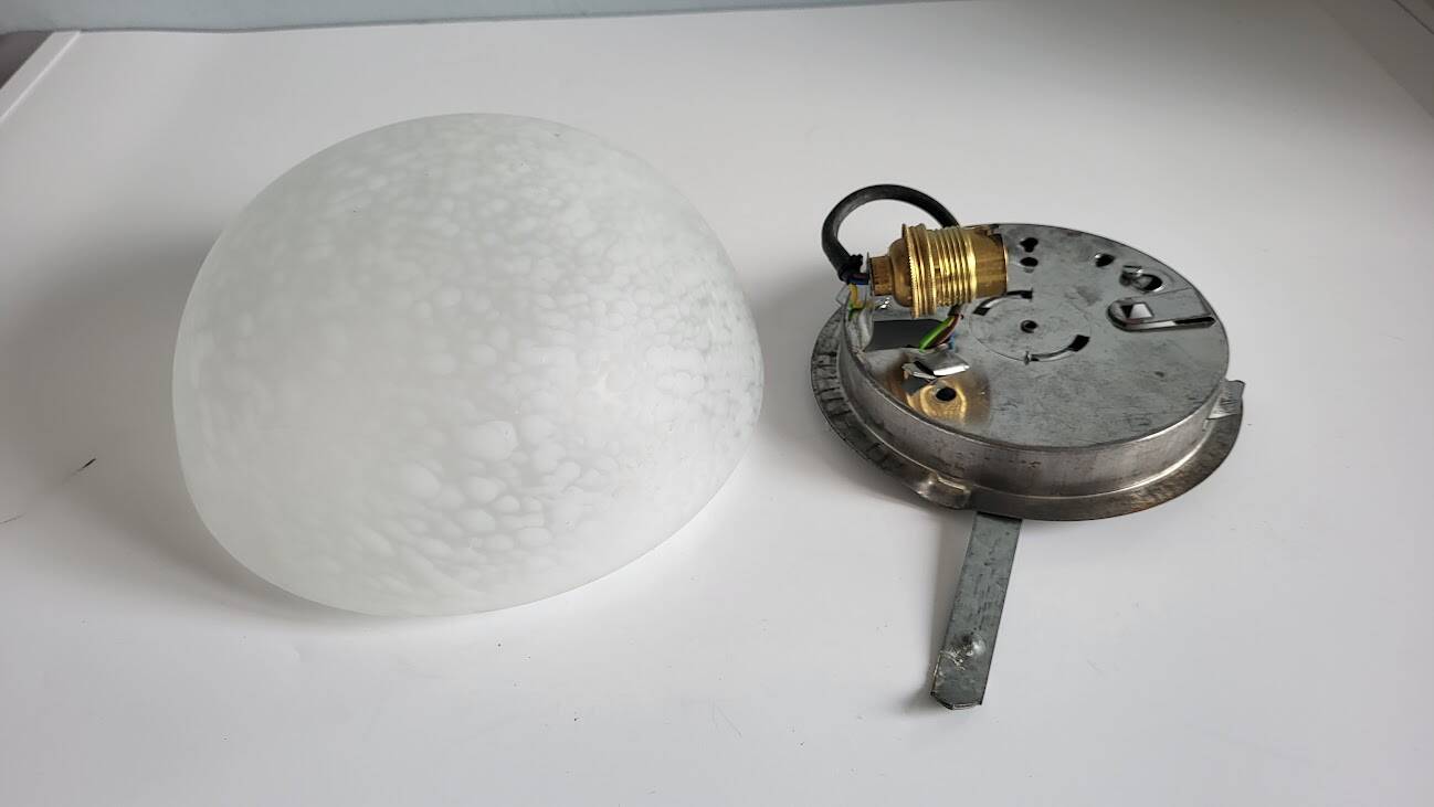 Art Deco ceiling light Clichy glass