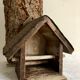 Bird feeder, garden in winter