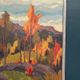 Original Swedish Oil on Canvas – “Orust” by Gösta Arontzon – Signed – Dated 1971 – Vintage & Framed – 58 × 49 cm