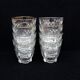 9 vintage french aperitif glasses