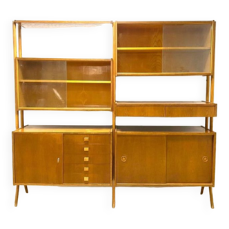 Meuble de rangement autoporté design F. Jiràk par TATRA,  Vintage Tchèque 1960s