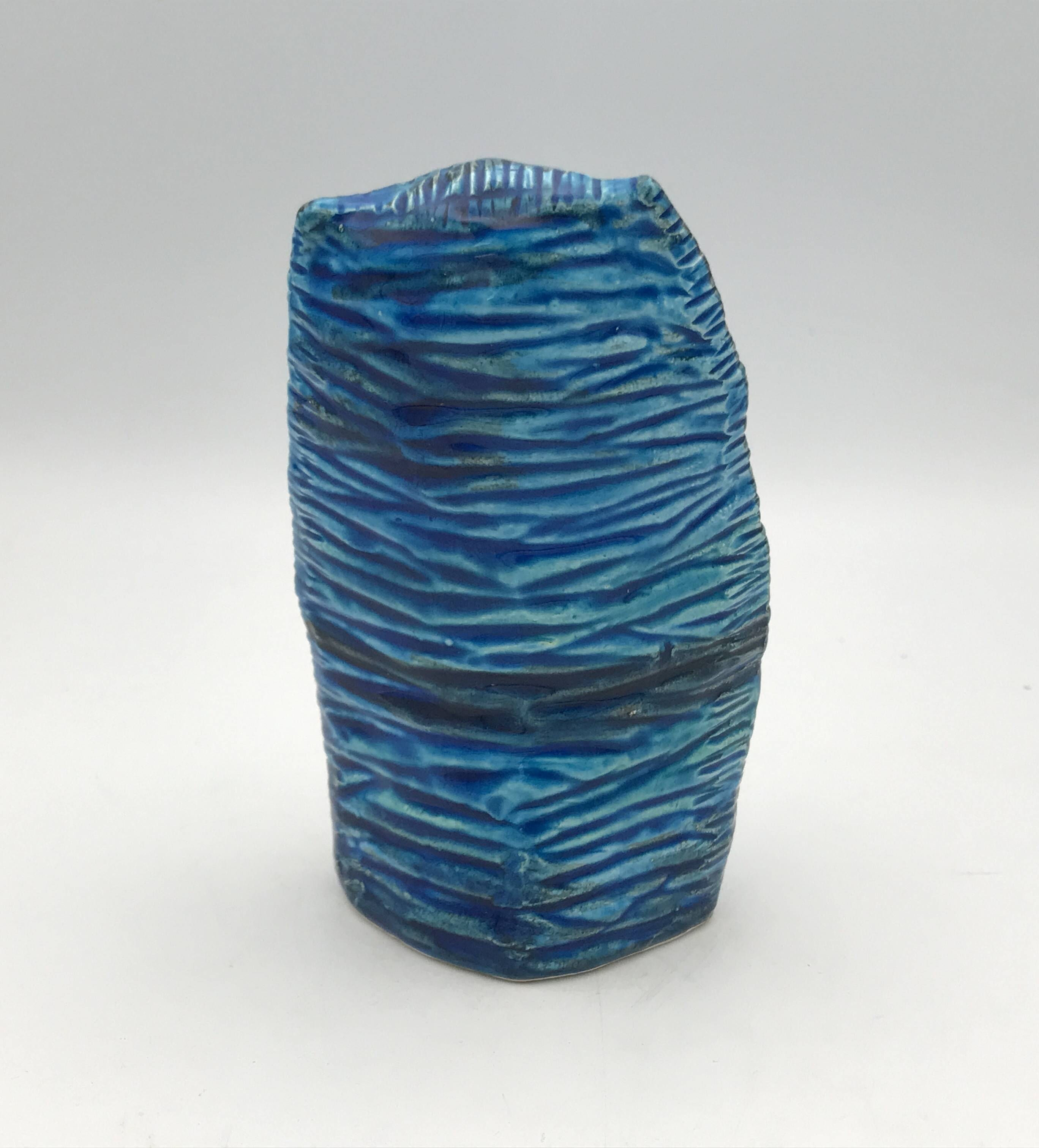 Ceramic OWL Rimini Blu by ALDO LONDI for BITOSSI, Italy