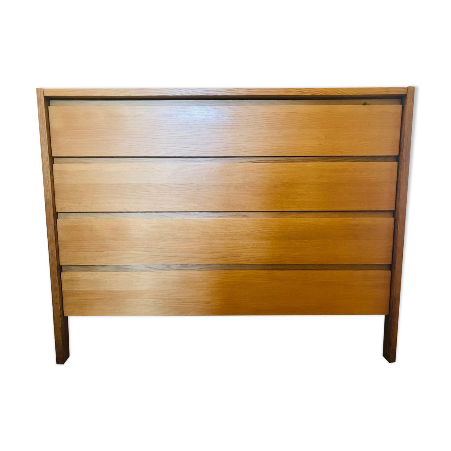 Chest of drawers 4 drawers in solid wood