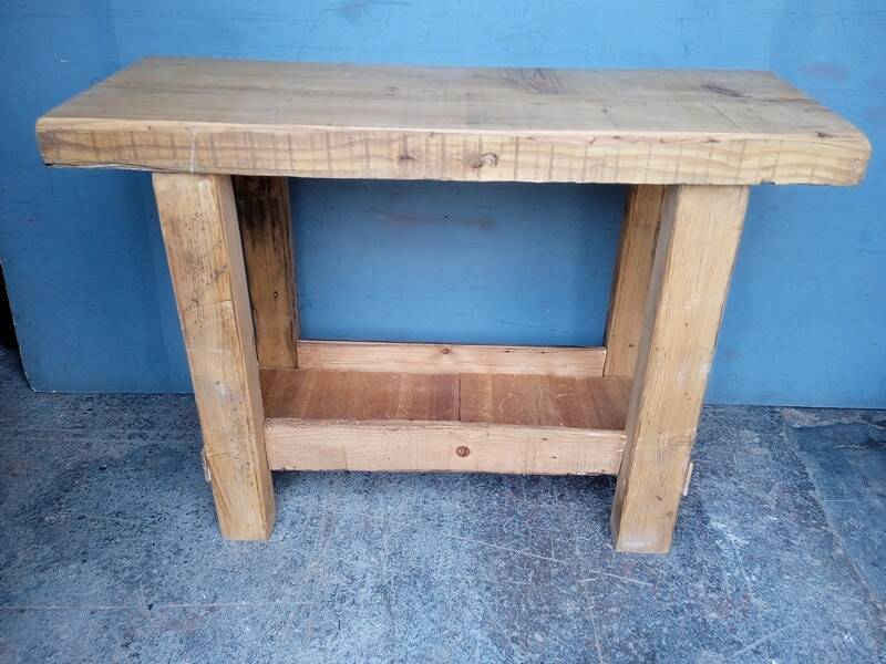 Workbench 120cm old solid wood