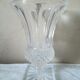 Crystal vase has spikes of diamonds
