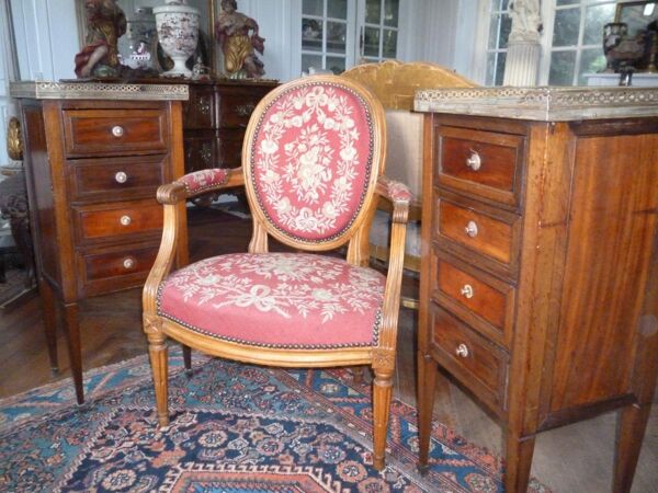 Paire de petites commodes époque XIX e