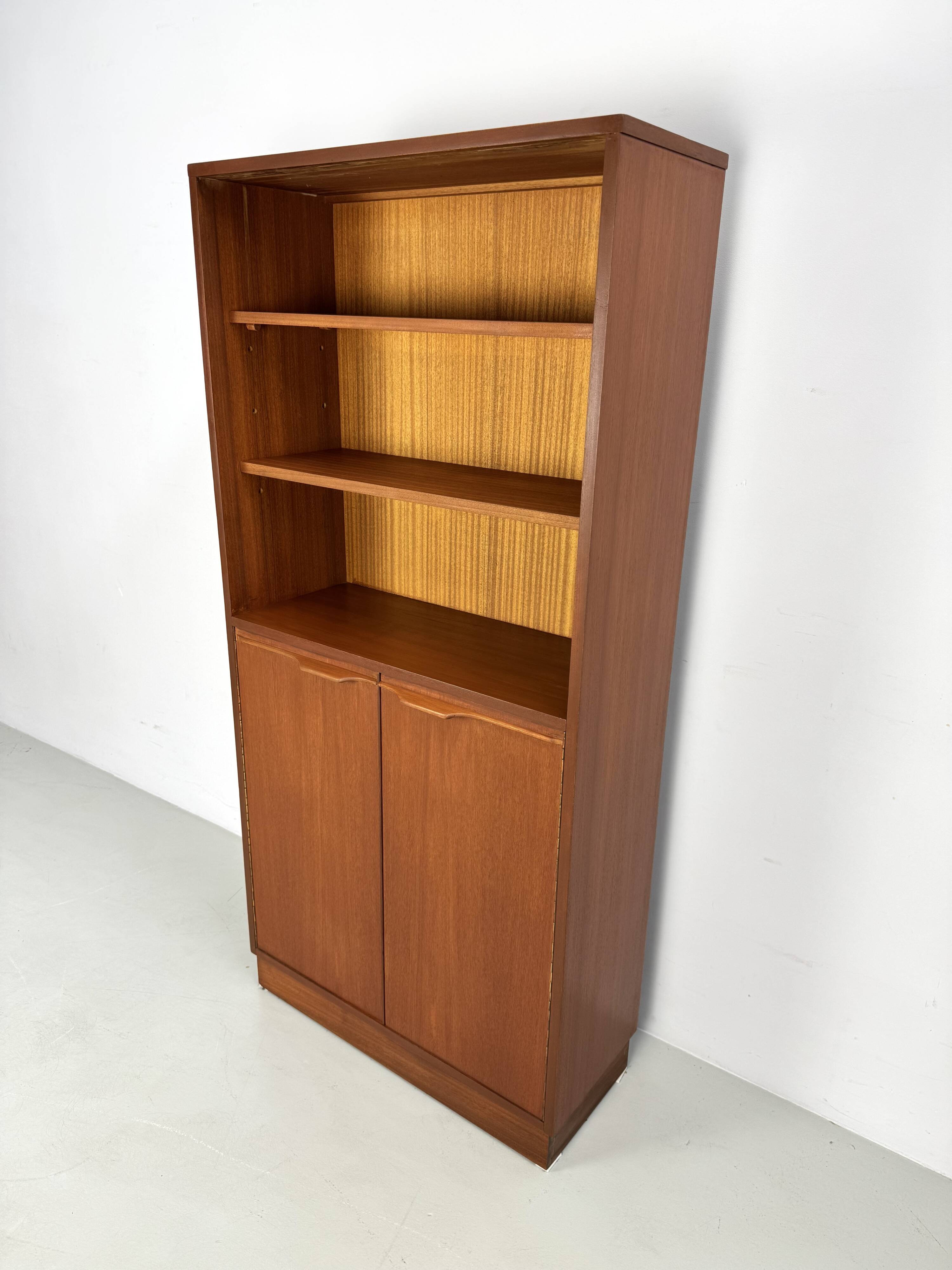 Vintage Danish teak bookcase from the 1960s.
