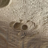Ceramic candle holder shape orchid flower