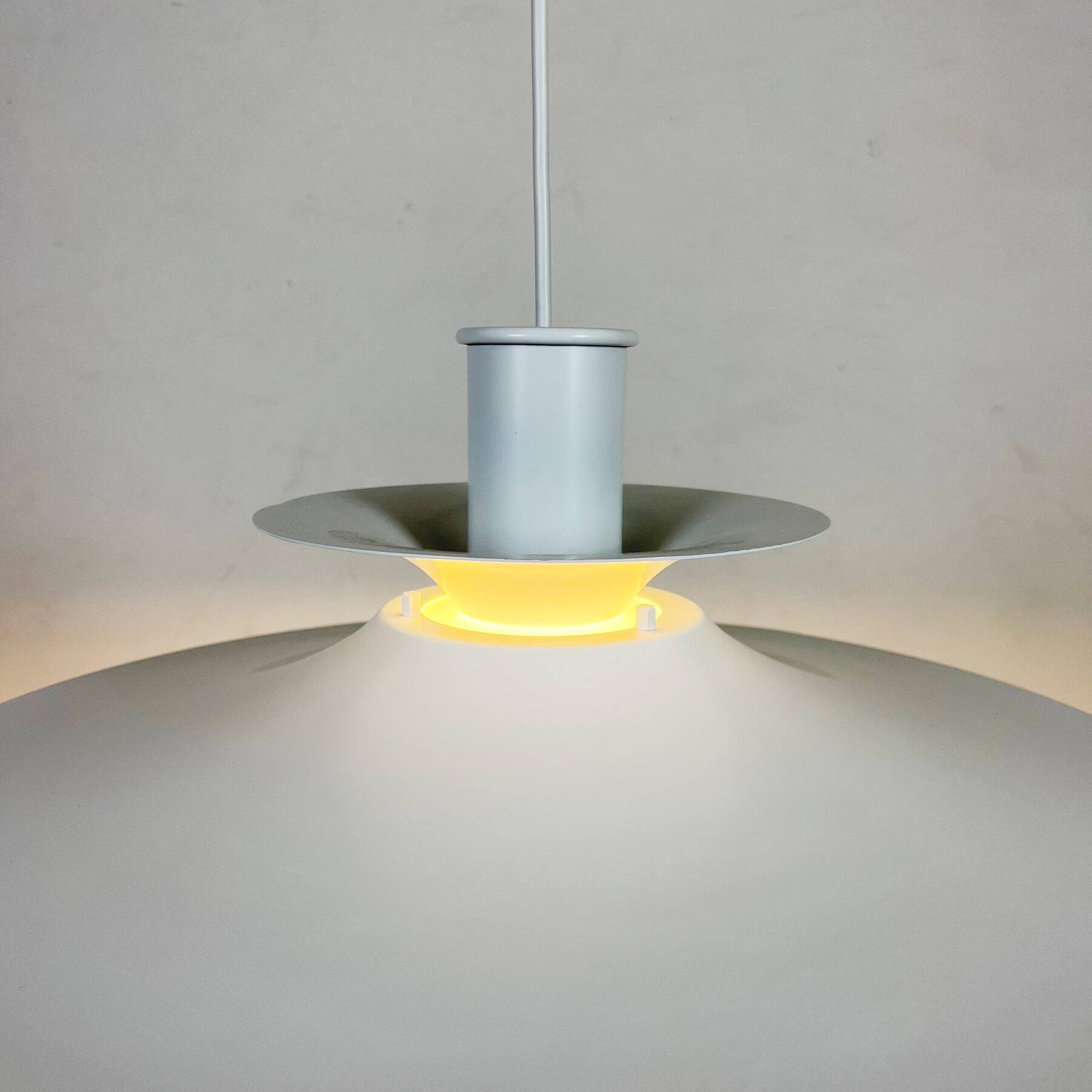 Large Vintage Pendant Light • Lyfa • Denmark • 1970