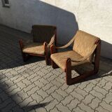 Vintage Lounge Armchair Chair Mid Century 80s Czechoslovakia