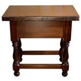 Solid oak bedside table, 59x37x57cm