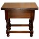 Solid oak bedside table, 59x37x57cm