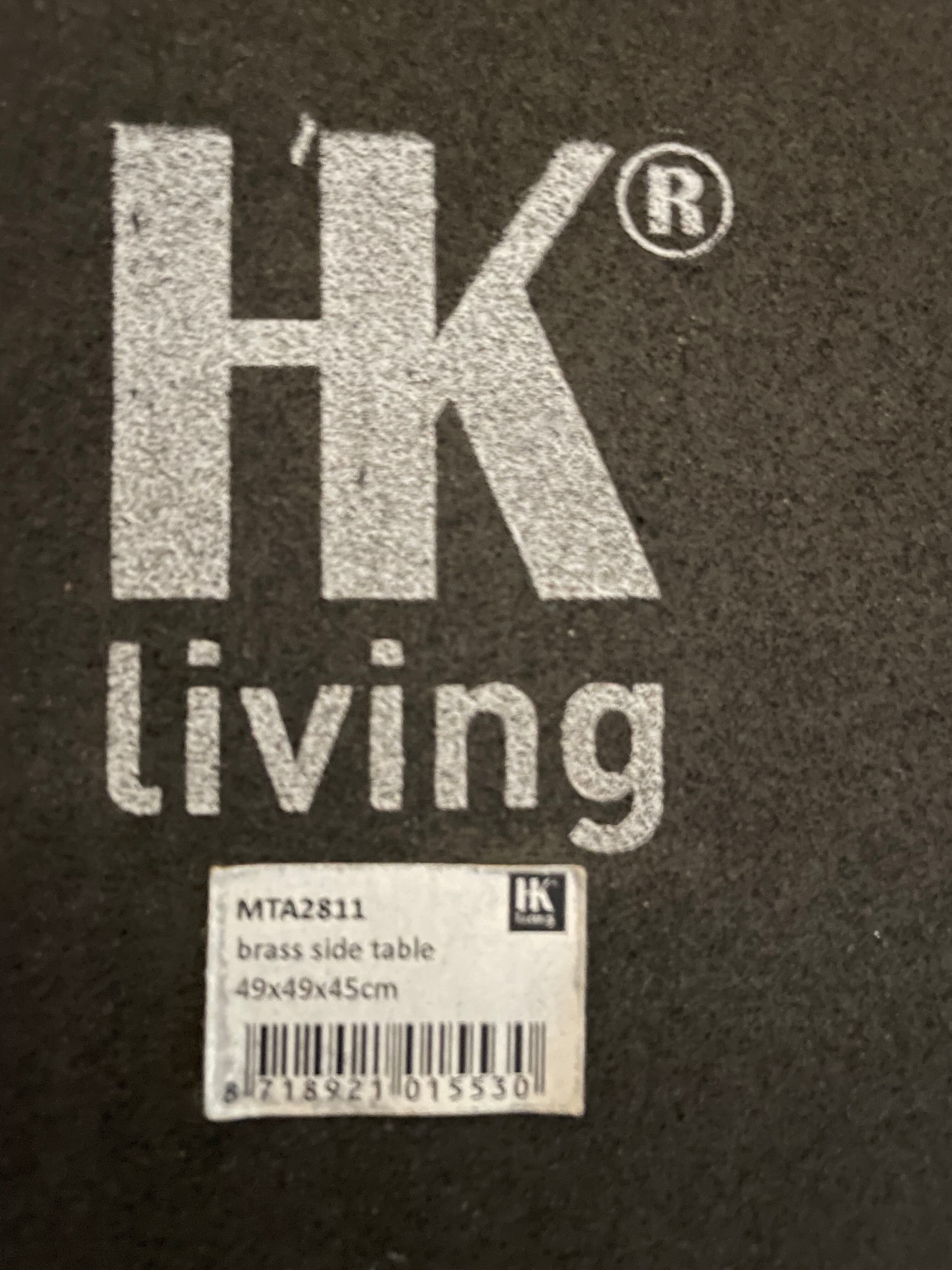 HK Living side table brass