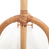 Deux porte-manteaux en bambou vintage