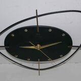 Wall clock "Flash transistor" 60's metal