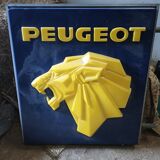 Enseigne lumineuse Peugeot Vintage