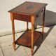 Table d'appoint ancienne console vintage antique marquetée