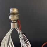 Sculpted crystal lamp base