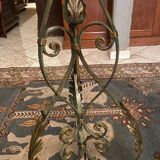 Louis XIV style wrought iron pot holder