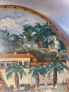 Ancient painting, Marine, the Riviera 50/60s