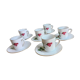 6 espresso cups in Bavarian porcelain Winterling Marktleuthen