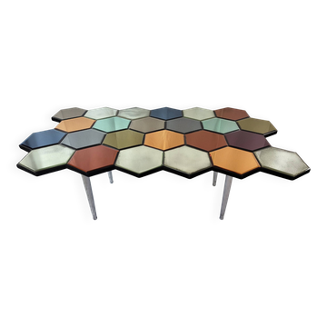 Table basse Olivier de Schrijver "Hexagonale " Ode's Design série limitée