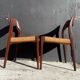 Pair of chairs n°71 by Niel Otto Møller