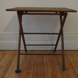 Wooden folding table